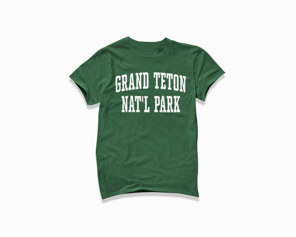 Grand Teton National Park Shirt - Forest Green