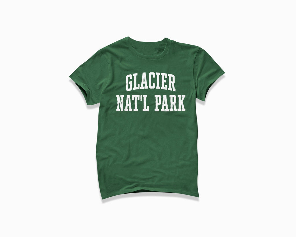 Glacier National Park Shirt - Forest Green