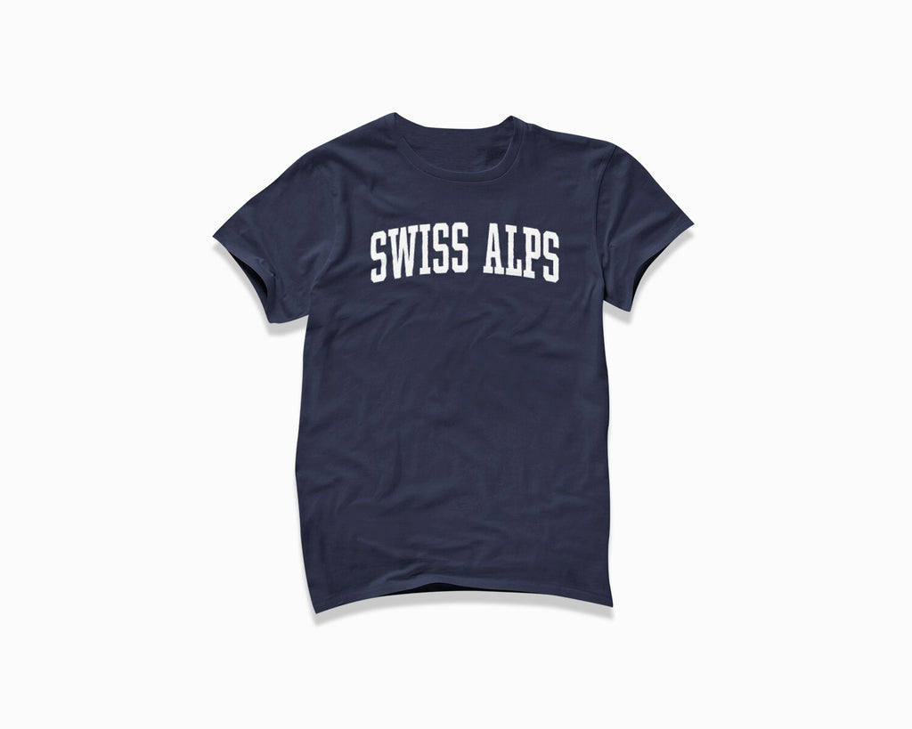 Swiss Alps Shirt - Navy Blue