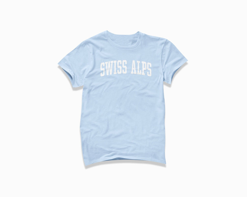 Swiss Alps Shirt - Baby Blue
