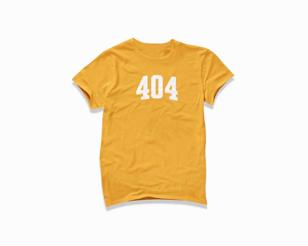 404 (Atlanta) Shirt - Gold