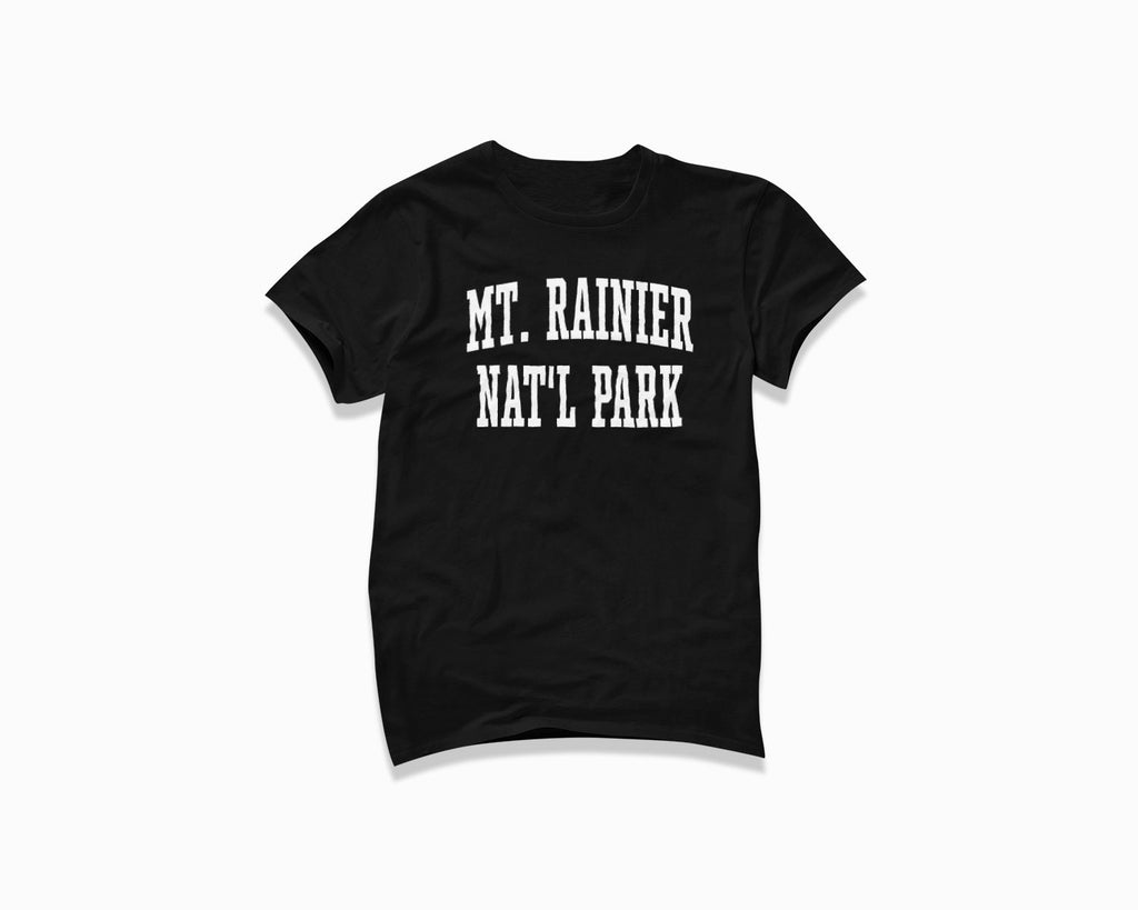 Mt. Rainier National Park Shirt - Black