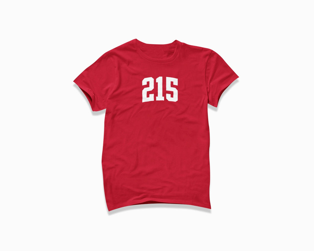 215 (Philadelphia) Shirt - Red