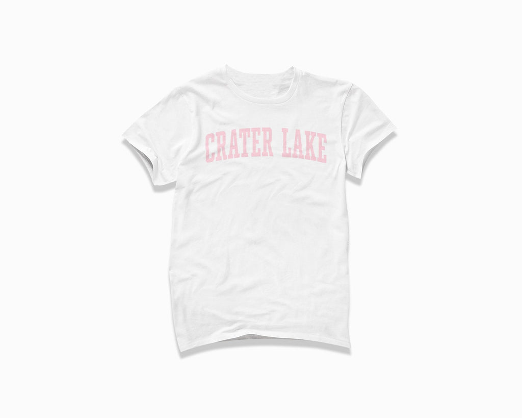 Crater Lake Shirt - White/Light Pink
