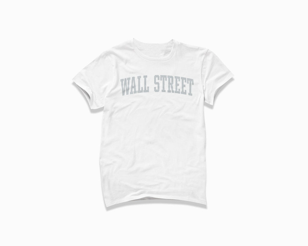 Wall Street Shirt - White/Grey