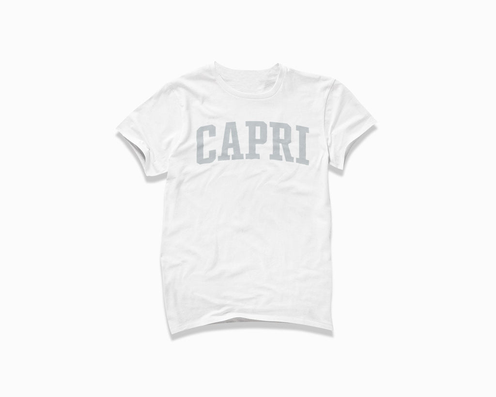 Capri Shirt - White/Grey