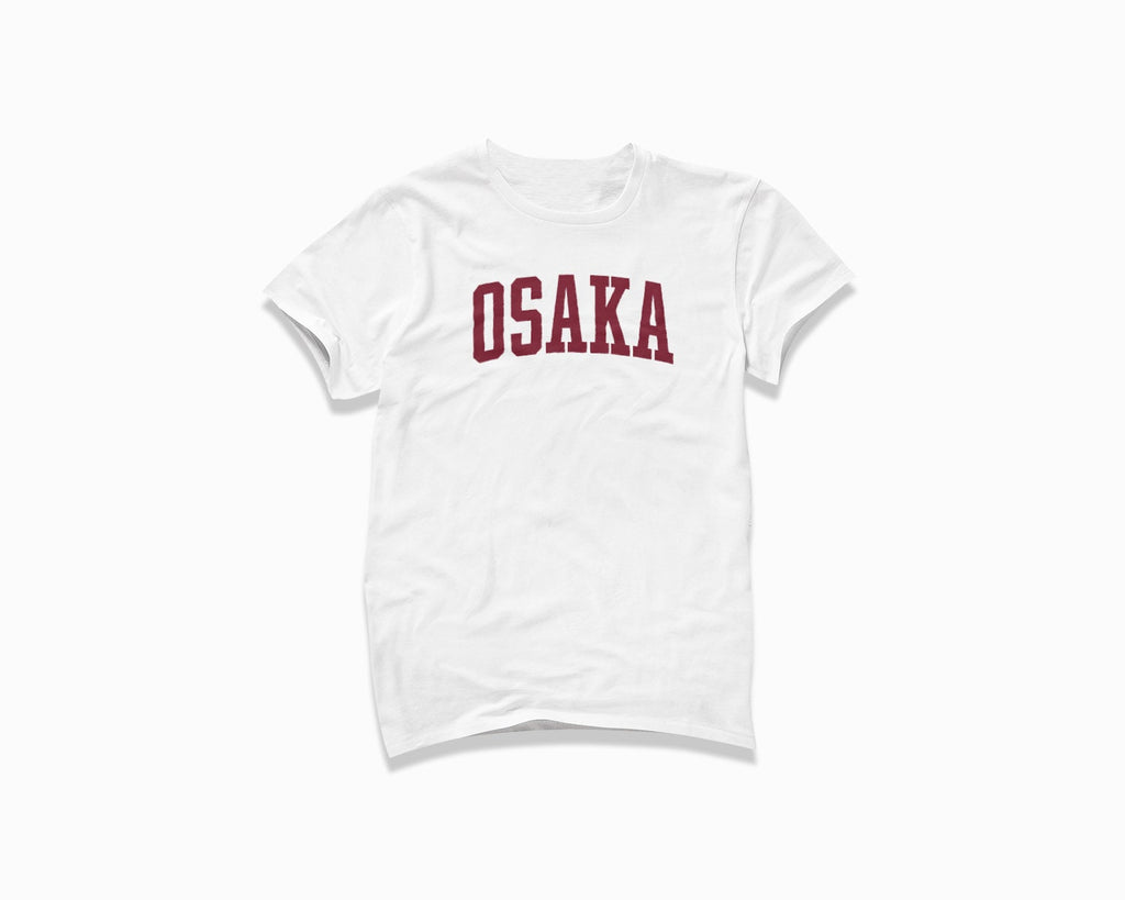 Osaka Shirt - White/Maroon