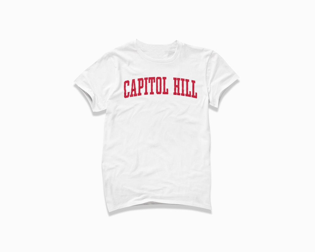 Capitol Hill Shirt - White/Red