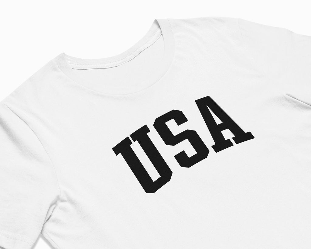 USA Shirt - White/Black