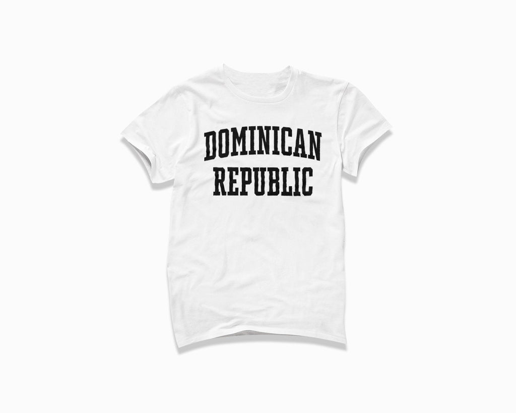 Dominican Republic Shirt - White/Black