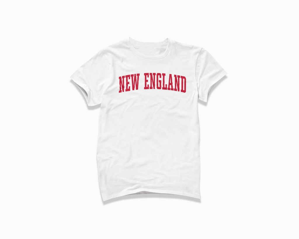 New England Shirt - White/Red