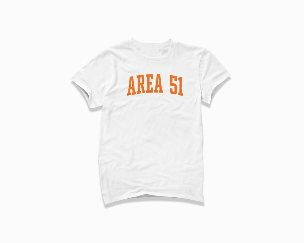 Area 51 Shirt - White/Orange