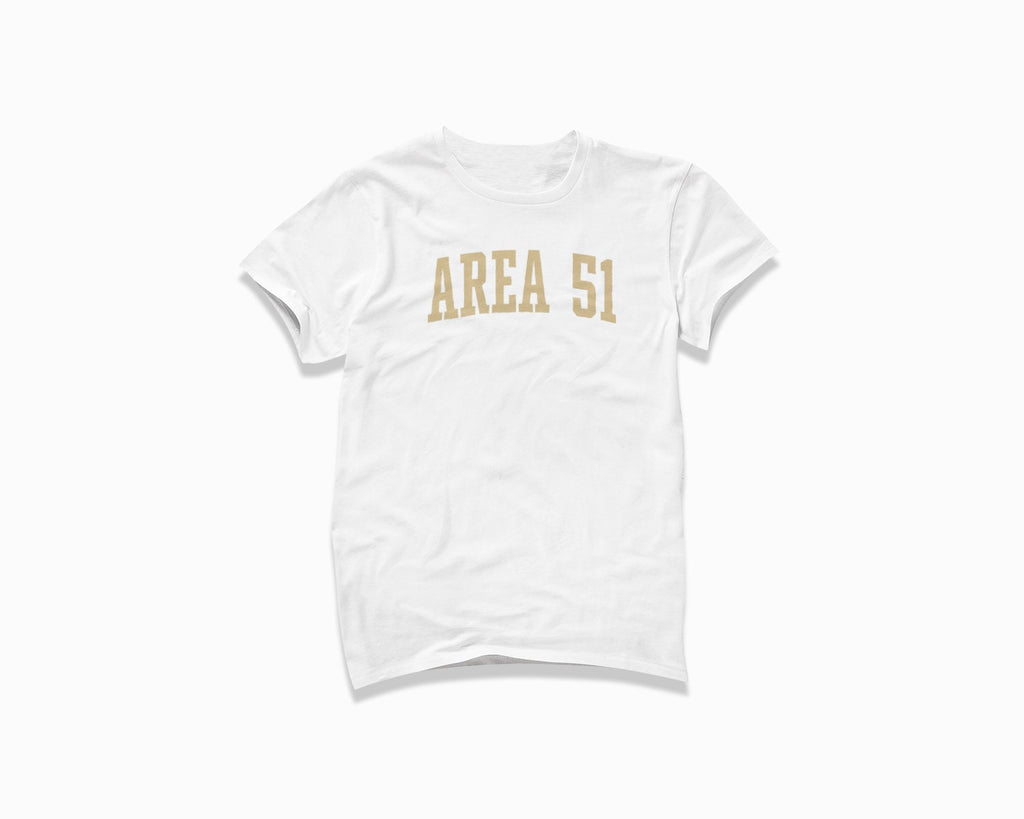 Area 51 Shirt - White/Tan