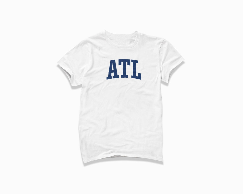ATL Shirt - White/Navy Blue