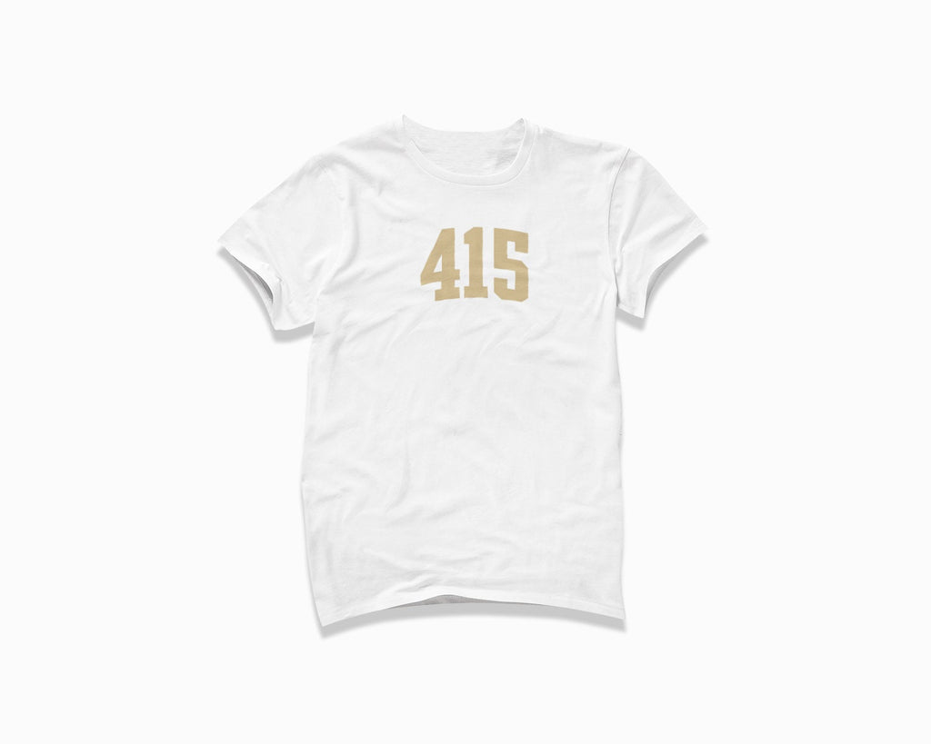 415 (San Francisco) Shirt - White/Tan