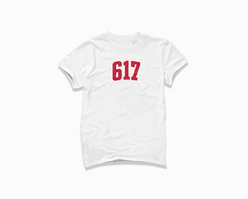 617 (Boston) Shirt - White/Red