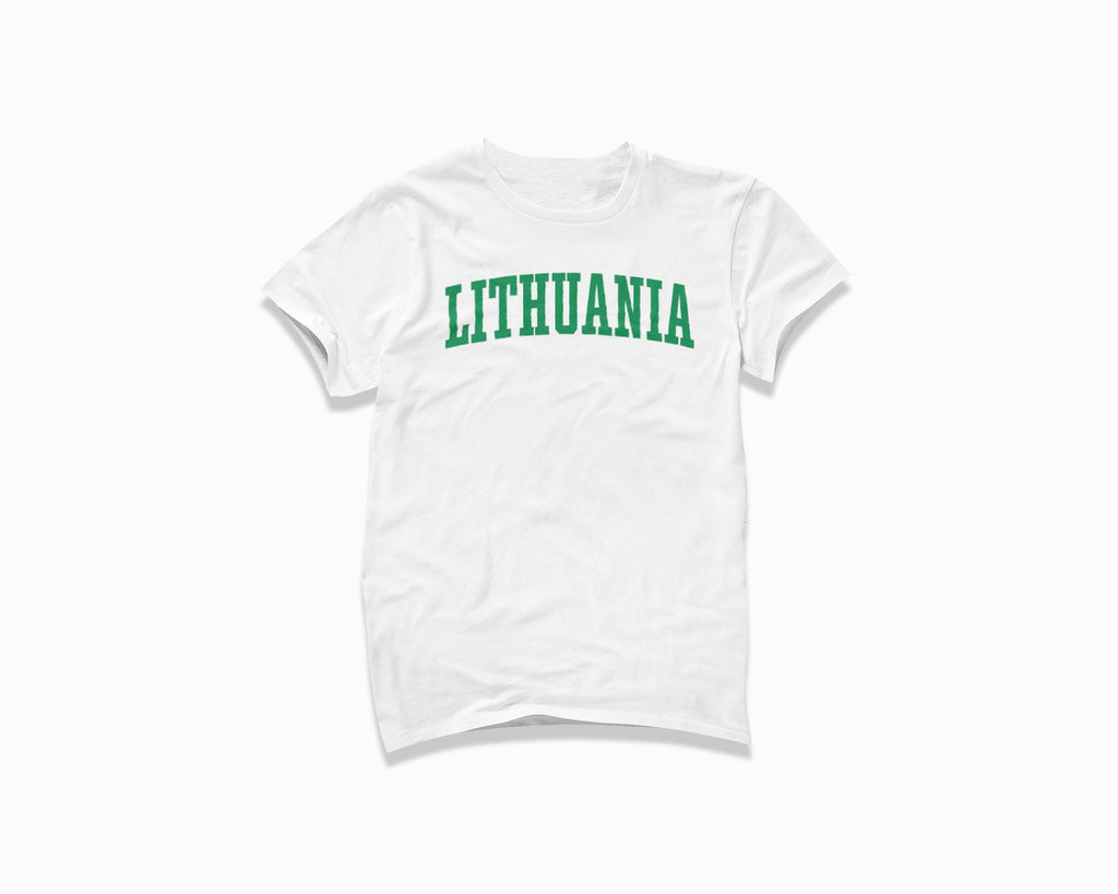 Lithuania Shirt - White/Kelly Green