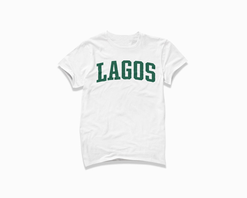 Lagos Shirt - White/Forest Green