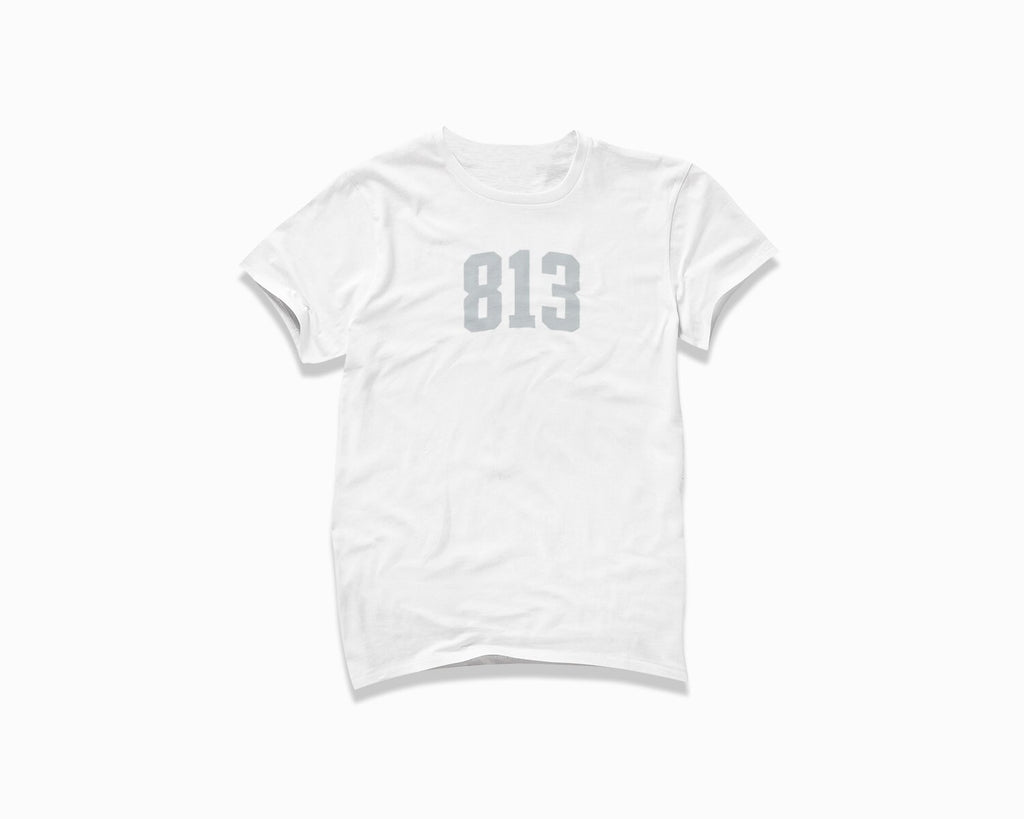 813 (Tampa) Shirt - White/Grey