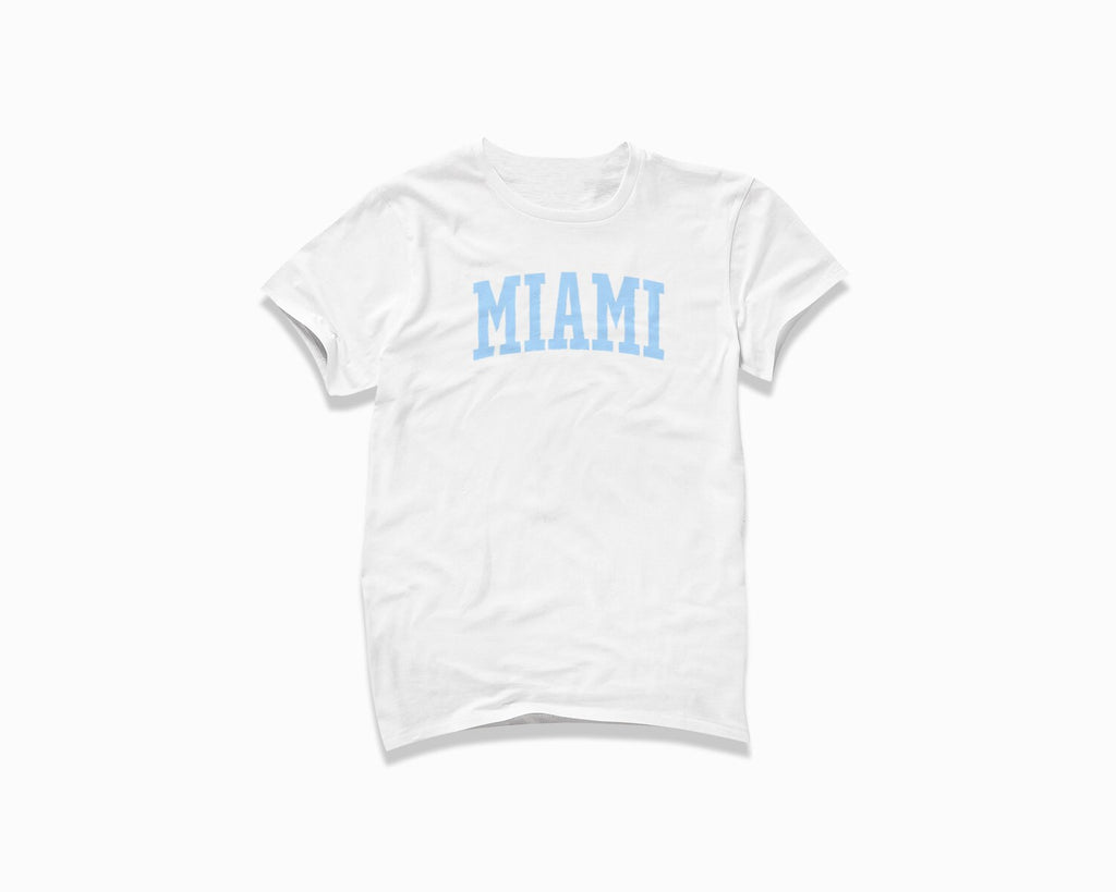 Miami Shirt - White/Light Blue