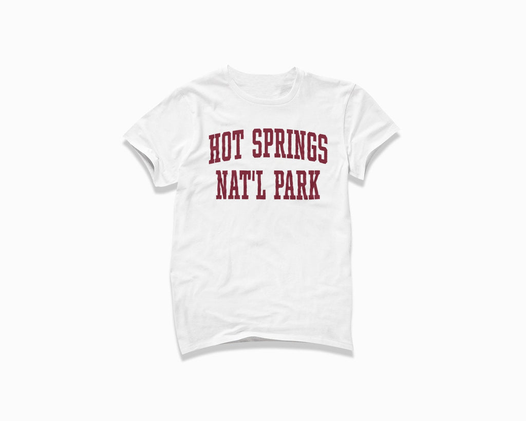 Hot Springs National Park Shirt - White/Maroon