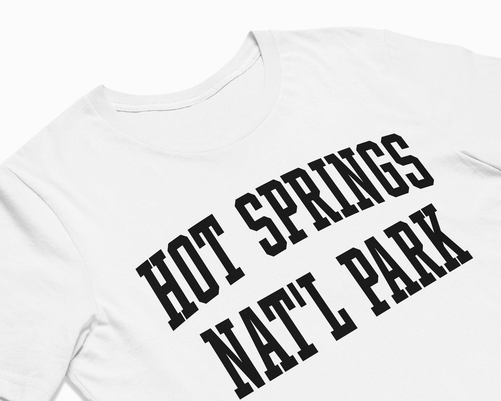 Hot Springs National Park Shirt - White/Black