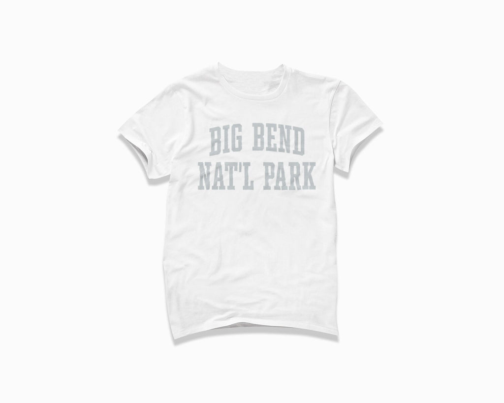 Big Bend National Park Shirt - White/Grey