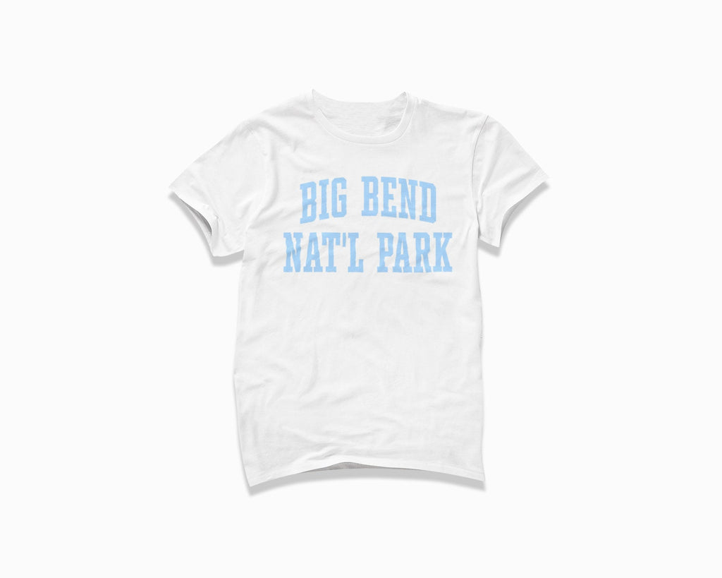 Big Bend National Park Shirt - White/Light Blue