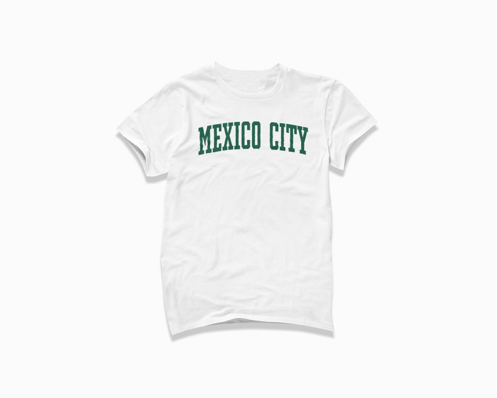 Mexico City Shirt - White/Forest Green