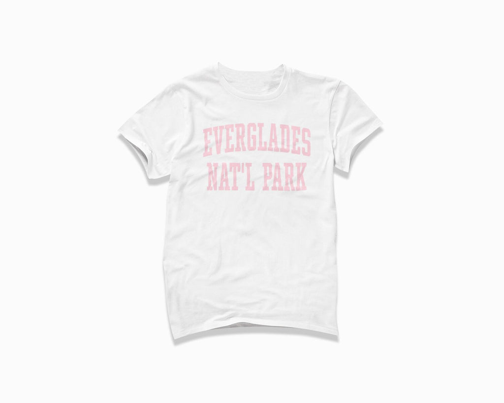 Everglades National Park Shirt - White/Light Pink