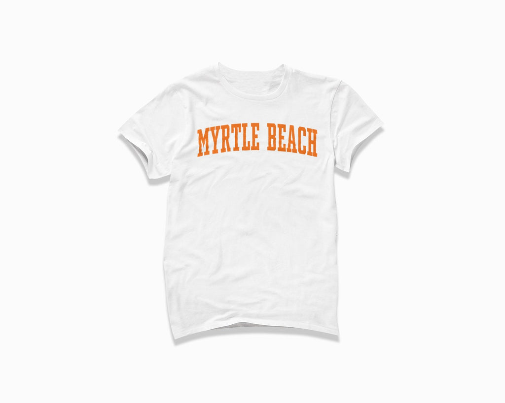 Myrtle Beach Shirt - White/Orange