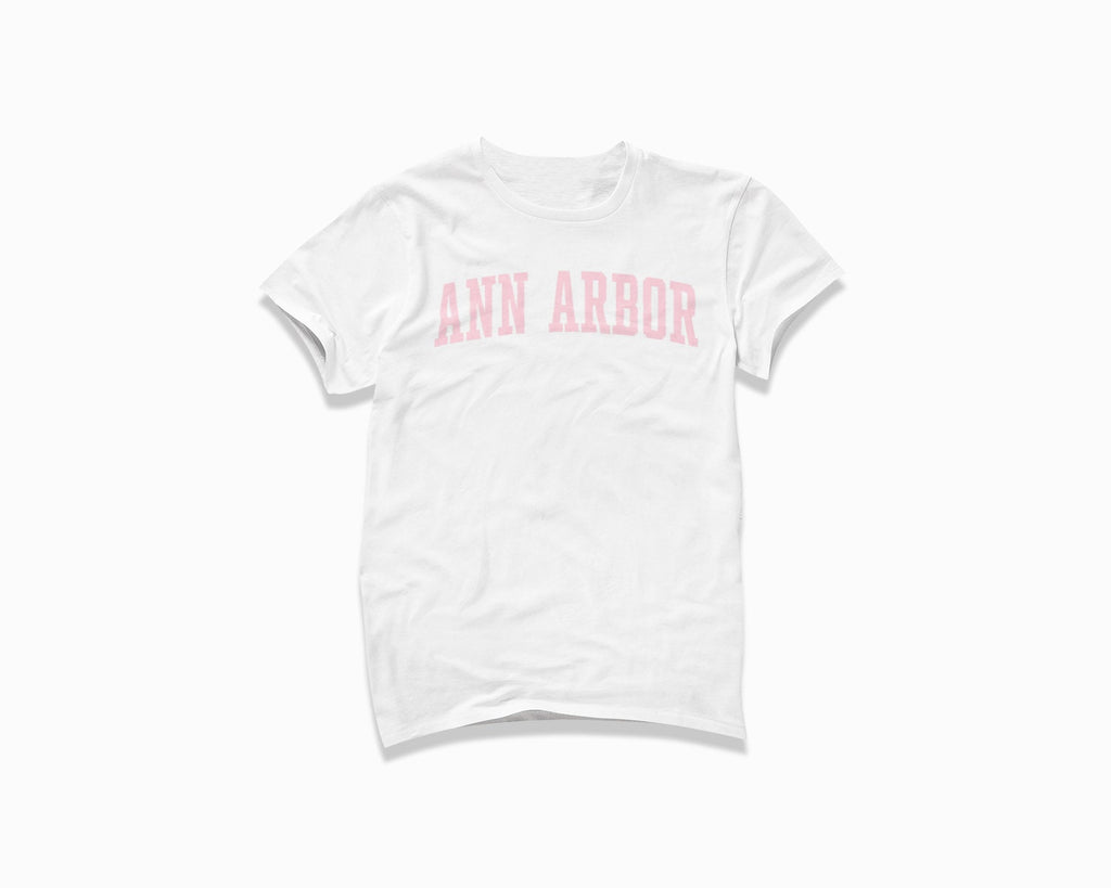 Ann Arbor Shirt - White/Light Pink