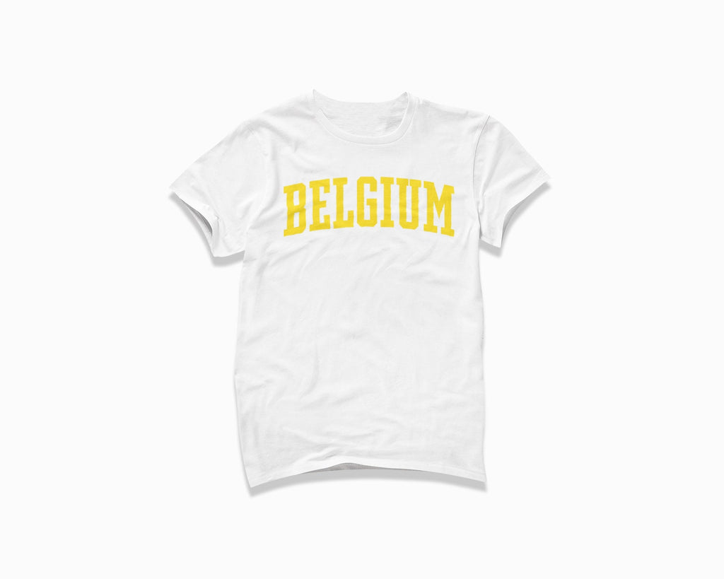 Belgium Shirt - White/Yellow