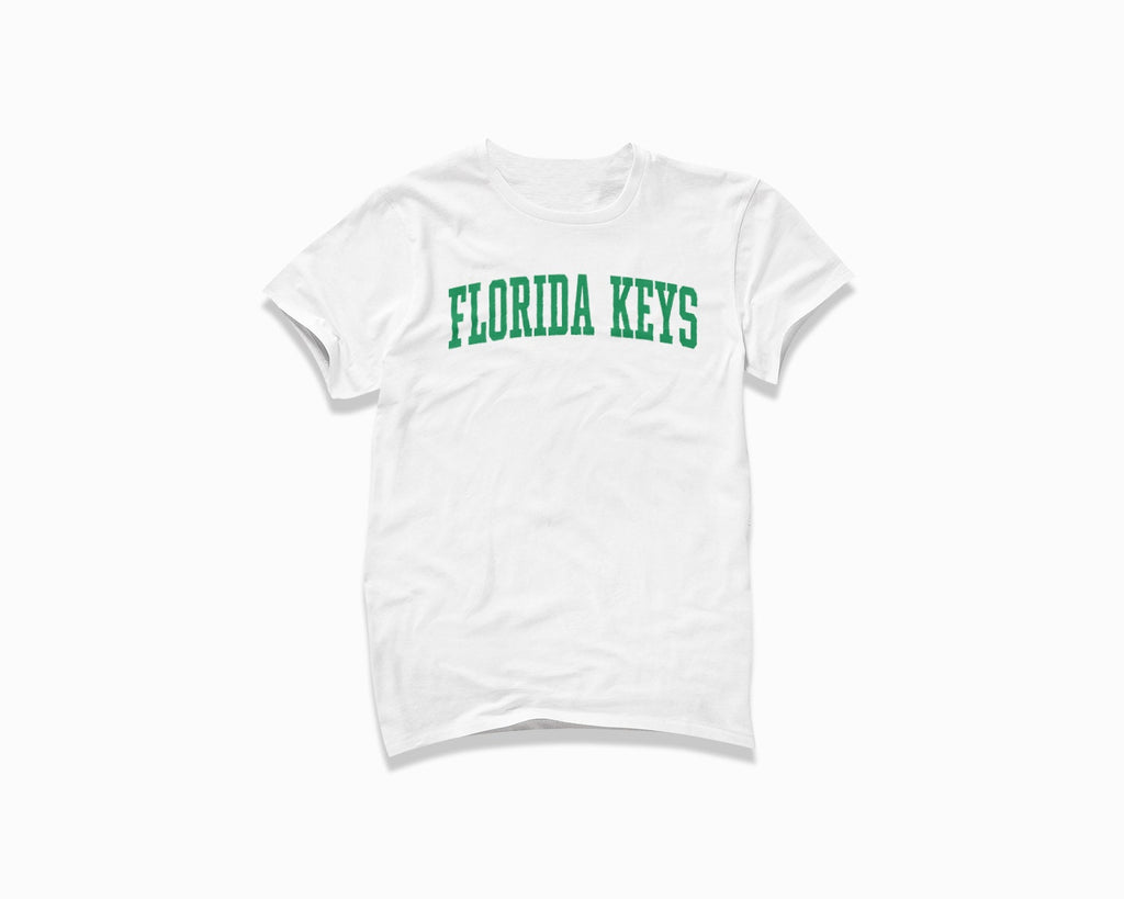 Florida Keys Shirt - White/Kelly Green