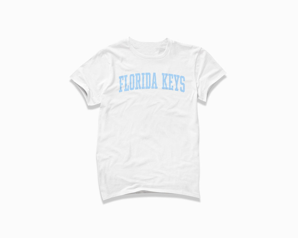 Florida Keys Shirt - White/Light Blue