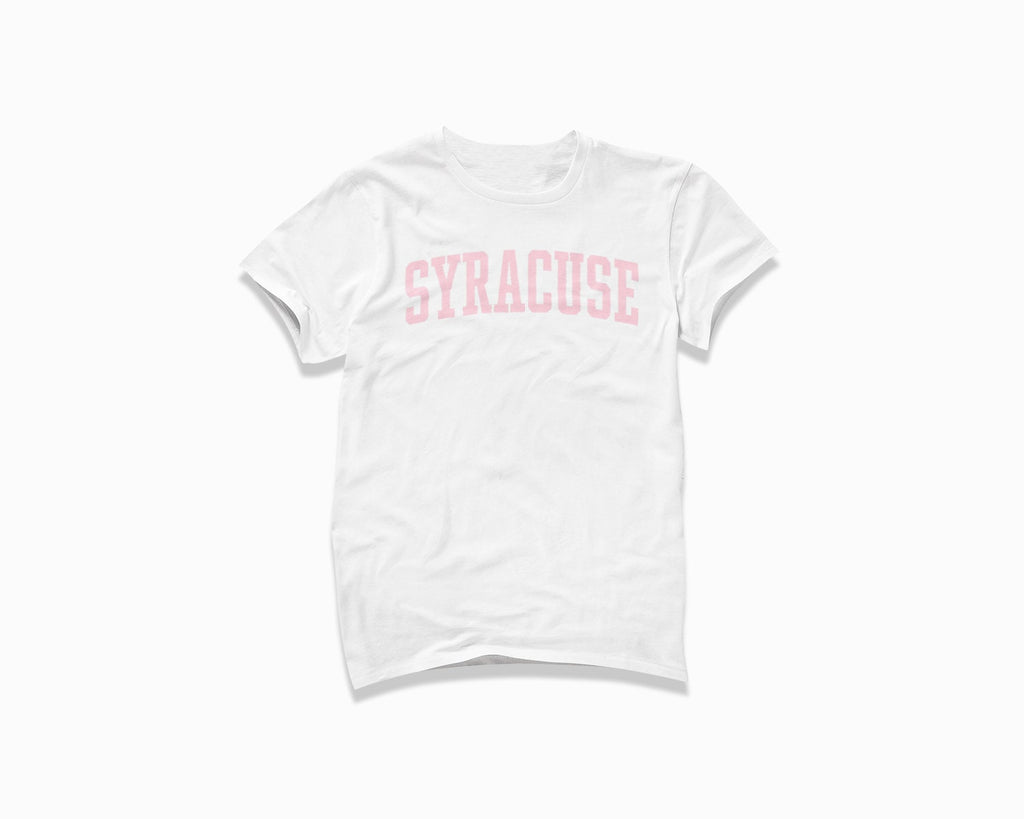 Syracuse Shirt - White/Light Pink