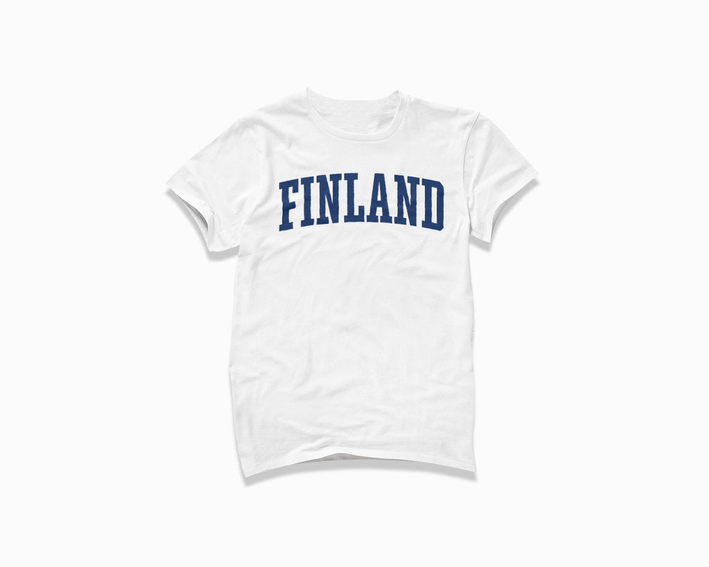 Finland Shirt - White/Navy Blue