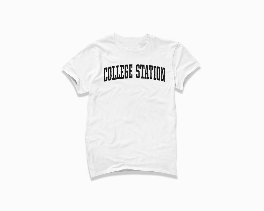 College Station Shirt - White/Black