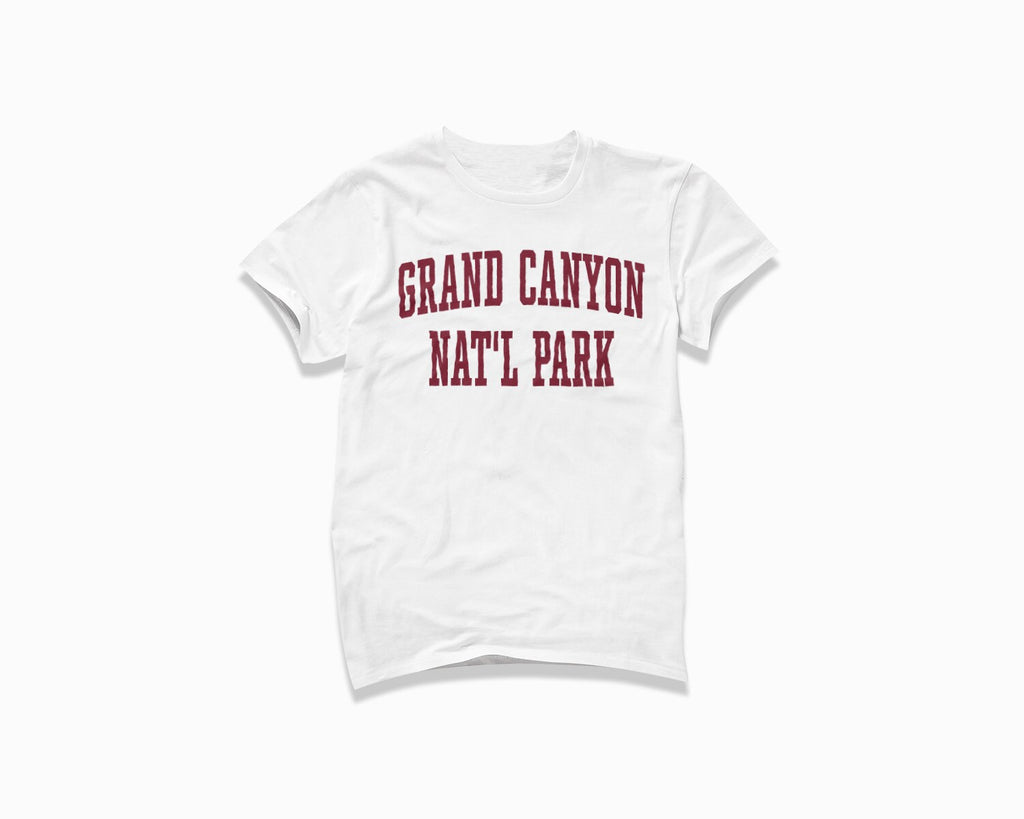 Grand Canyon National Park Shirt - White/Maroon