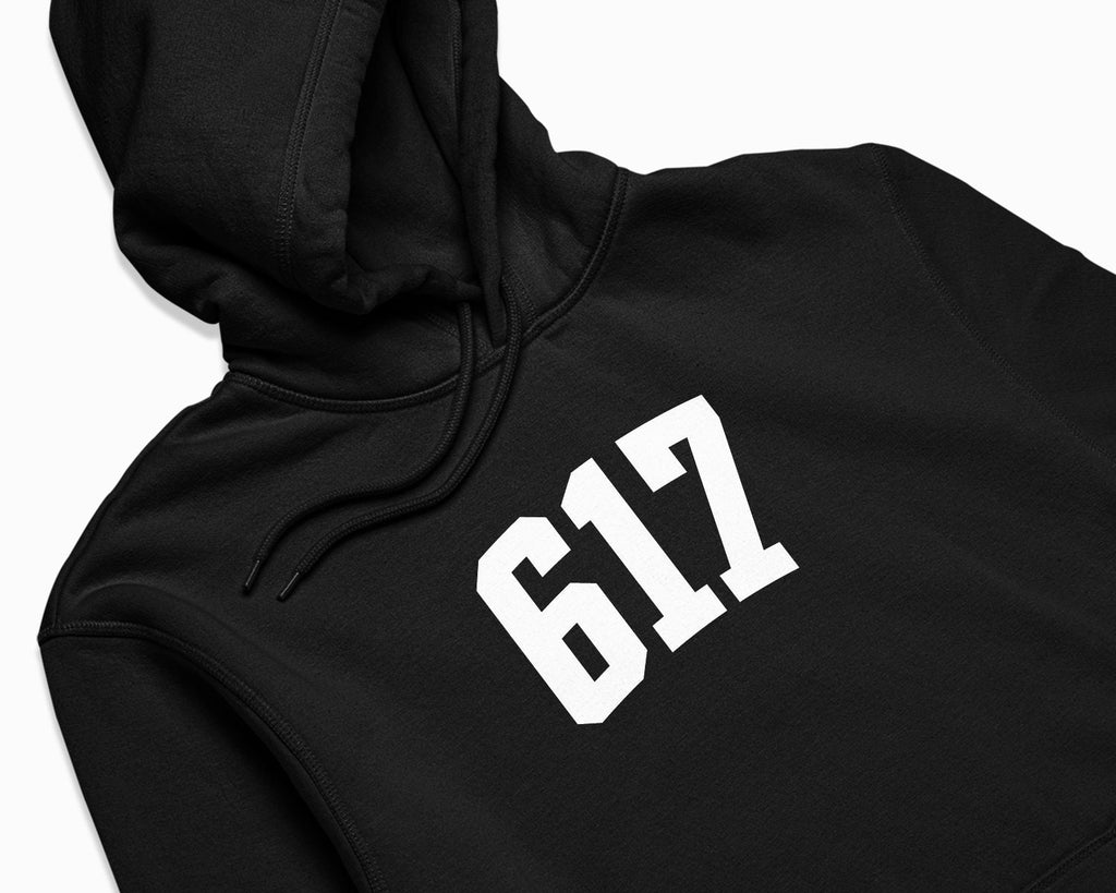 617 (Boston) Hoodie - Black