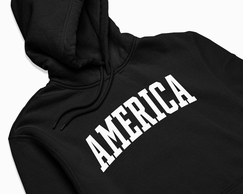 America Hoodie - Black