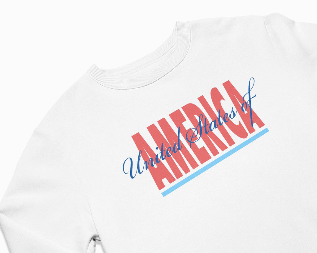 America Signature Crewneck Sweatshirt - White