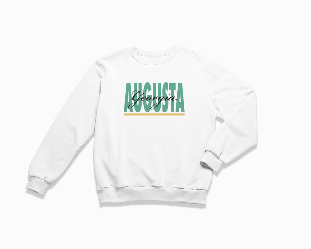 Augusta Signature Crewneck Sweatshirt - White