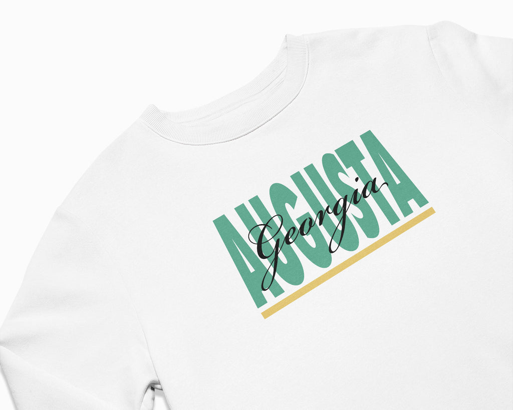 Augusta Signature Crewneck Sweatshirt - White