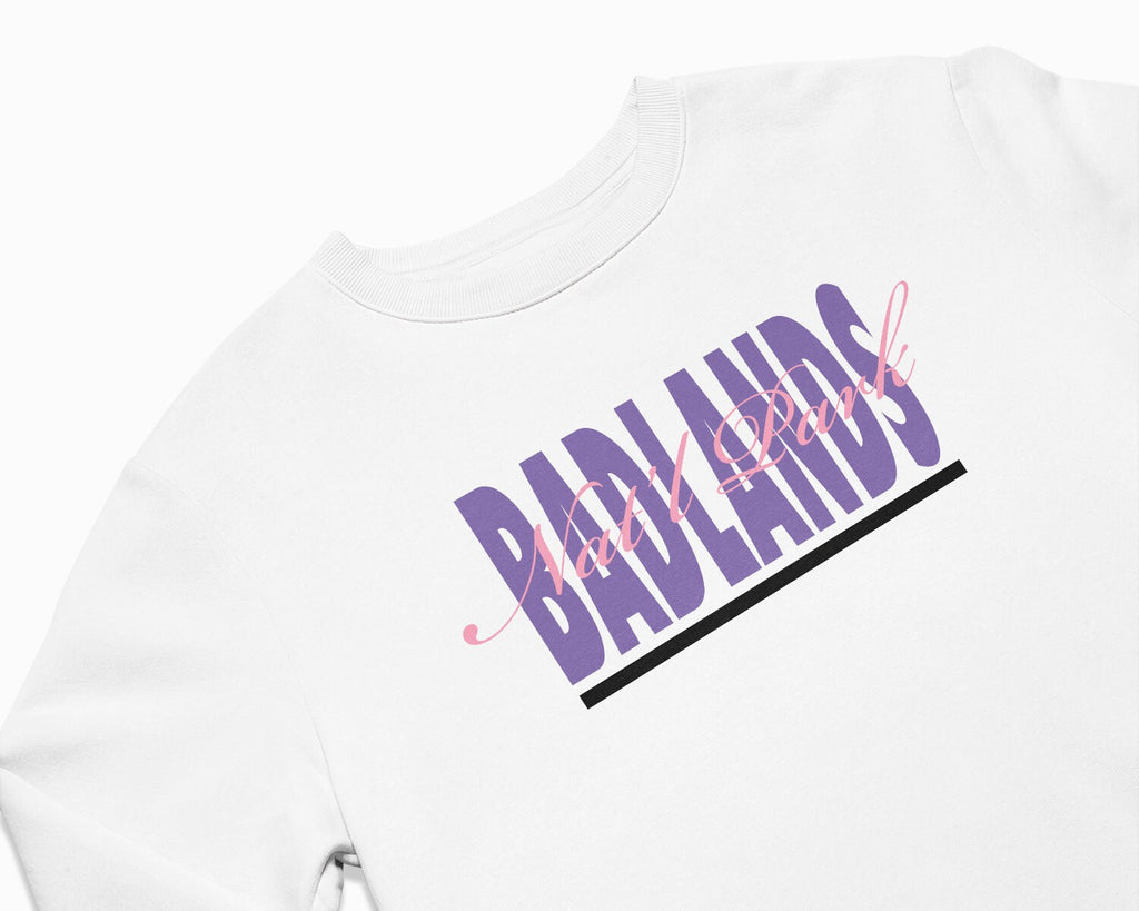 Badlands Signature Crewneck Sweatshirt - White