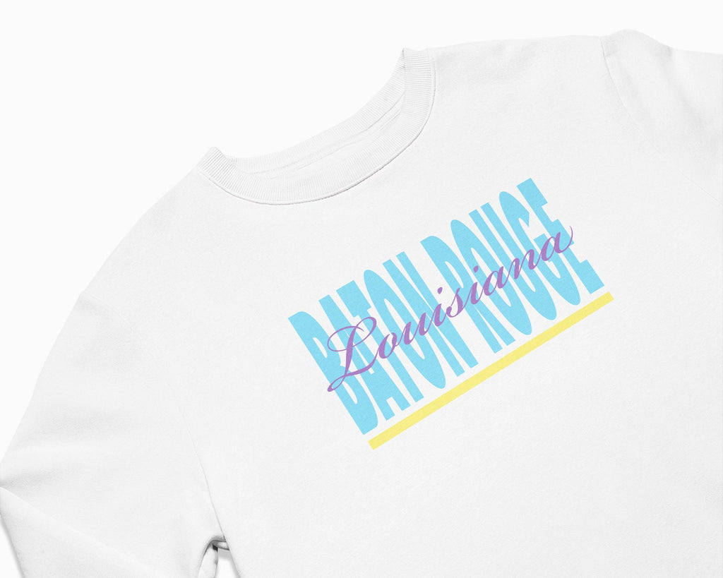 Baton Rouge Signature Crewneck Sweatshirt - White