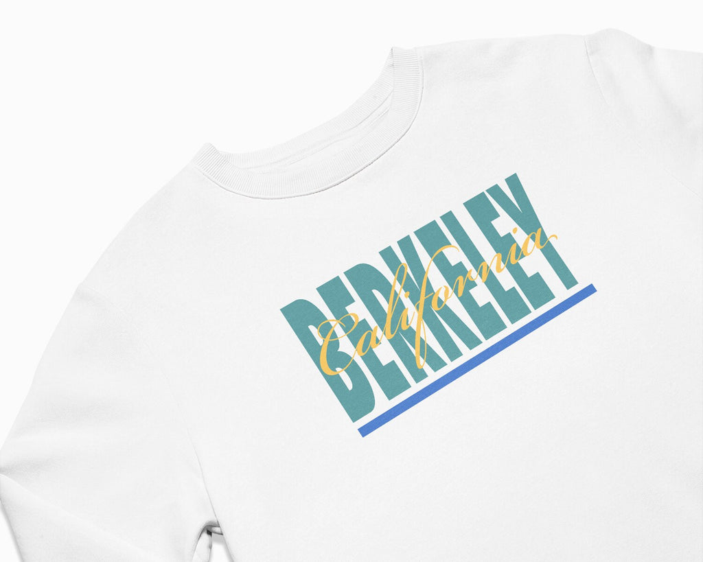 Berkeley Signature Crewneck Sweatshirt - White