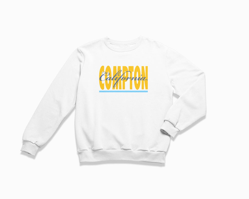 Compton Signature Crewneck Sweatshirt - White