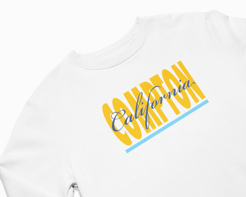 Compton Signature Crewneck Sweatshirt - White