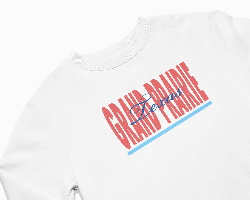 Grand Prairie Signature Crewneck Sweatshirt - White